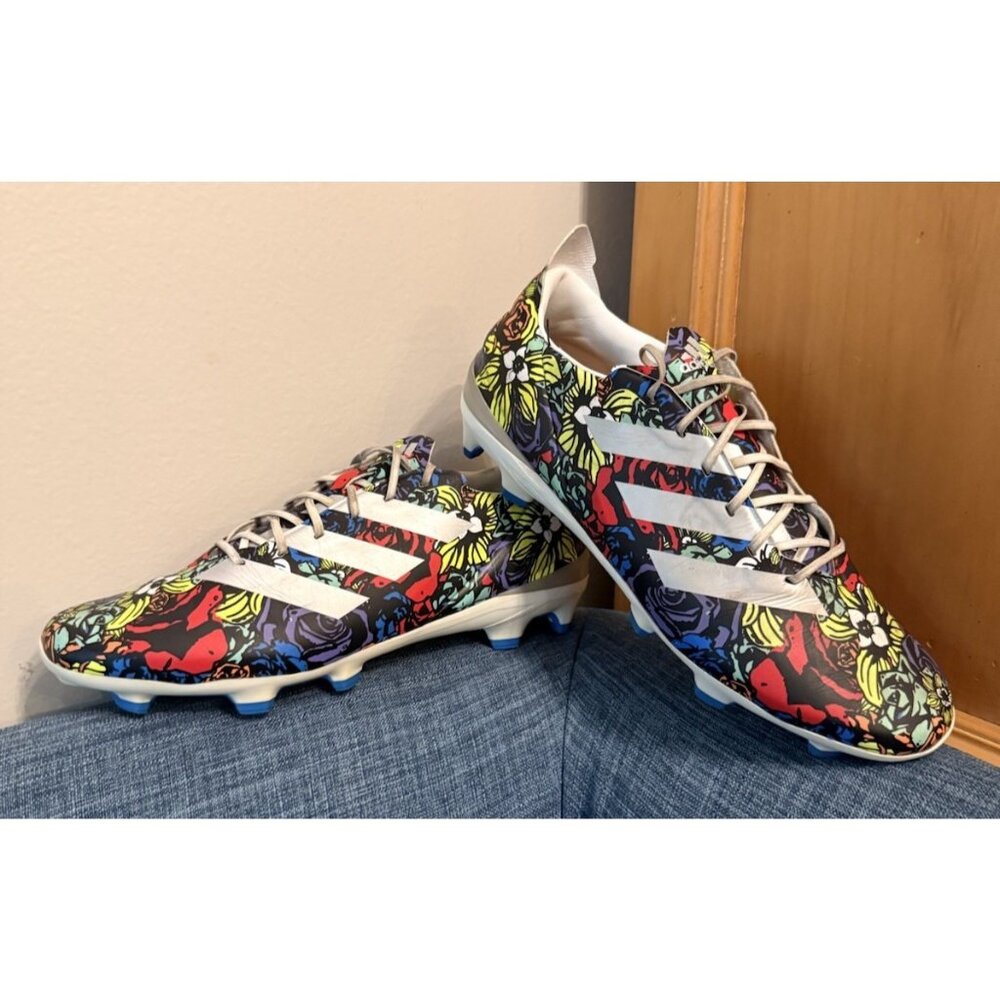 Adidas‎ Mens Size 7.5 Gamemode Firm Ground Soccer Cleats GW8541 Floral Shoes